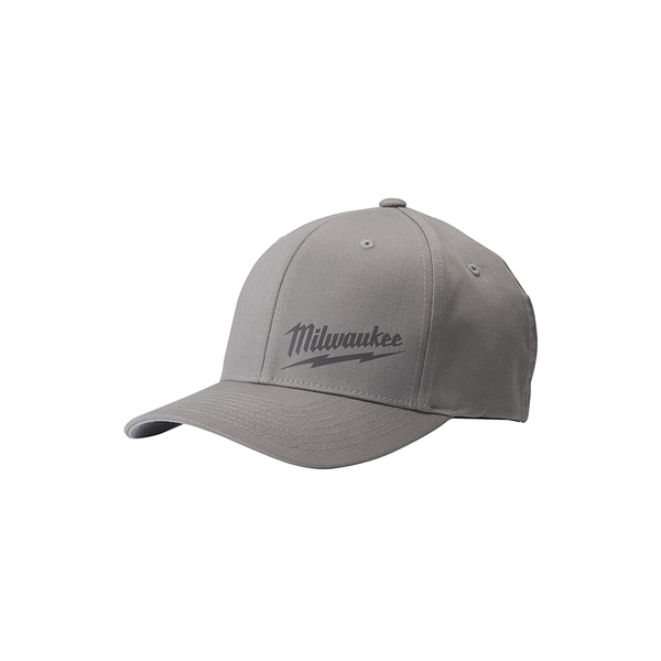 Milwaukee Tool FLEXFIT Fittted Hat Cap, Gray (L/XL) 504G-LXL